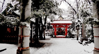 4 - Atago shrine snow day