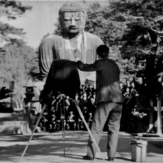 Kamakura Big Buddha, Daibutsu, from the 1942 film, "There was a father"