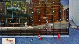 Musashino Art University Library Sou Fujimoto google streetview bike 1