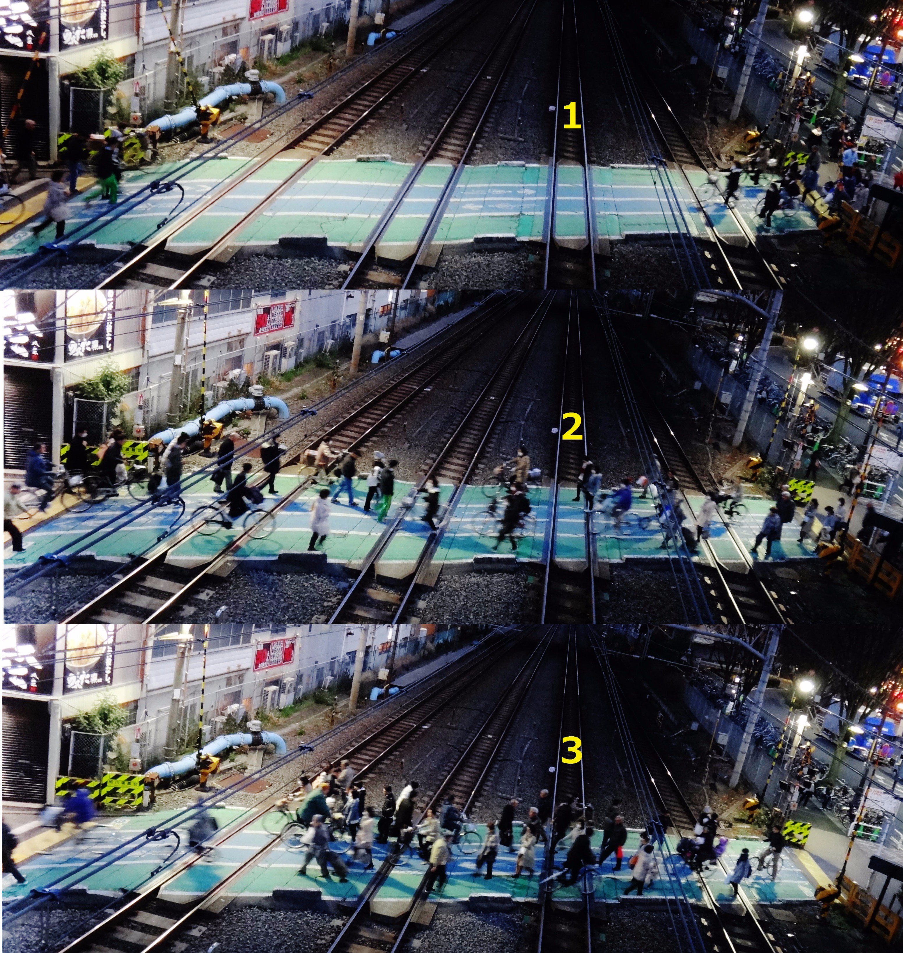 Fumikiri case study: Oimachi Station crossing